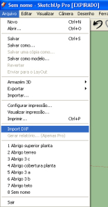 Como importar um desenho DXF (CAD) no SketchUp 8 gratuito!