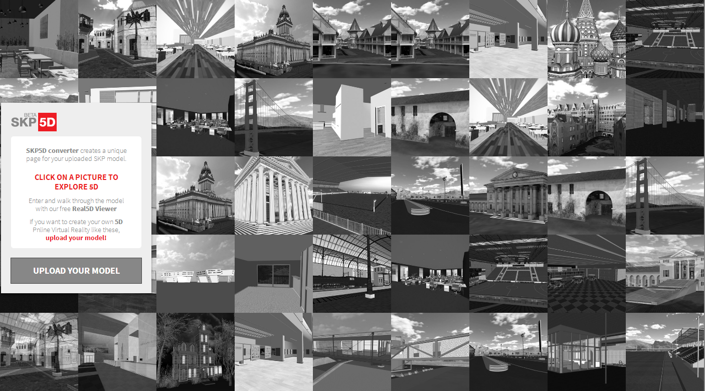 SKP5D - Realidade Virtual Online para SketchUp