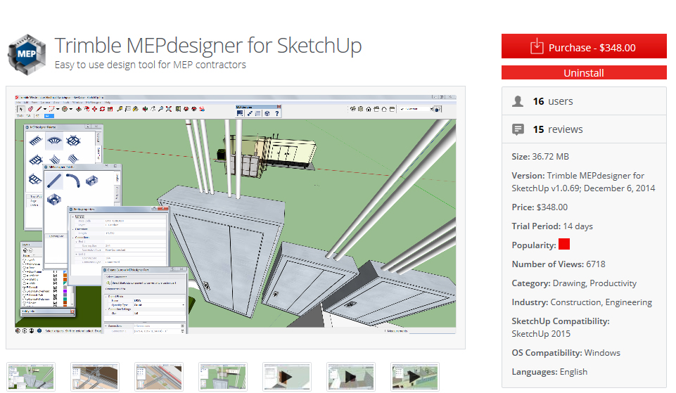 Faça tubulações e calhas com o plugin TrimbleMEPdesigner para projetistas de instalações!