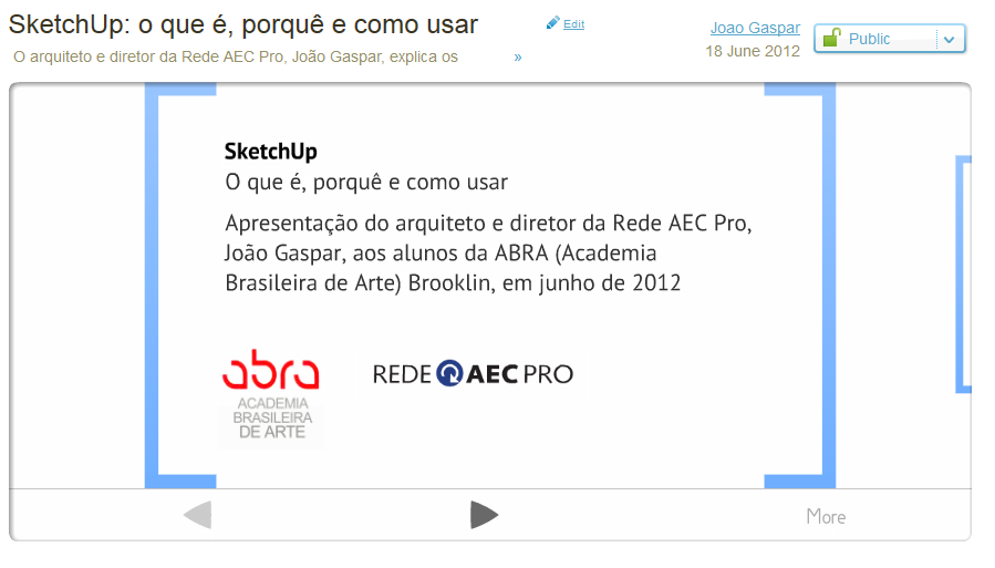E você, sabe para que serve o SketchUp?