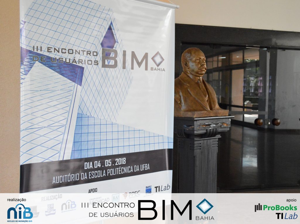 3rd BIM Users Meetup: Banner in the Foyer.