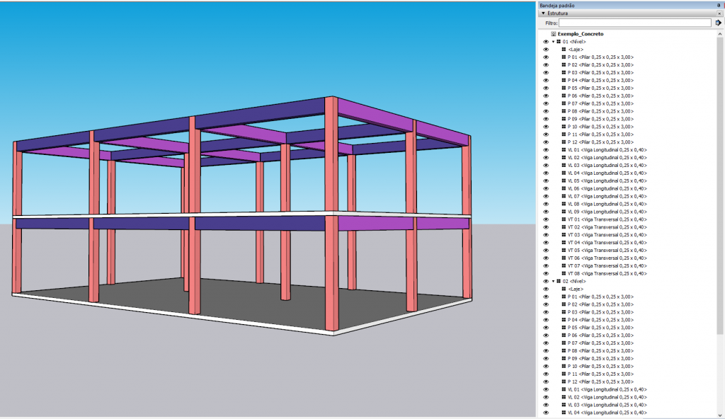 Conheça modos eficientes para extrair quantidades e volumes a partir de um modelo estruturado no SketchUp Pro
