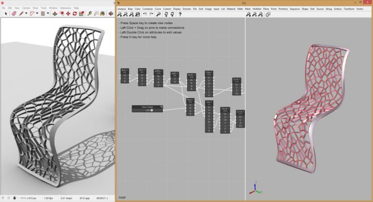 Saiba mais sobre o Viz Pro, o "Grasshopper" para o SketchUp Pro