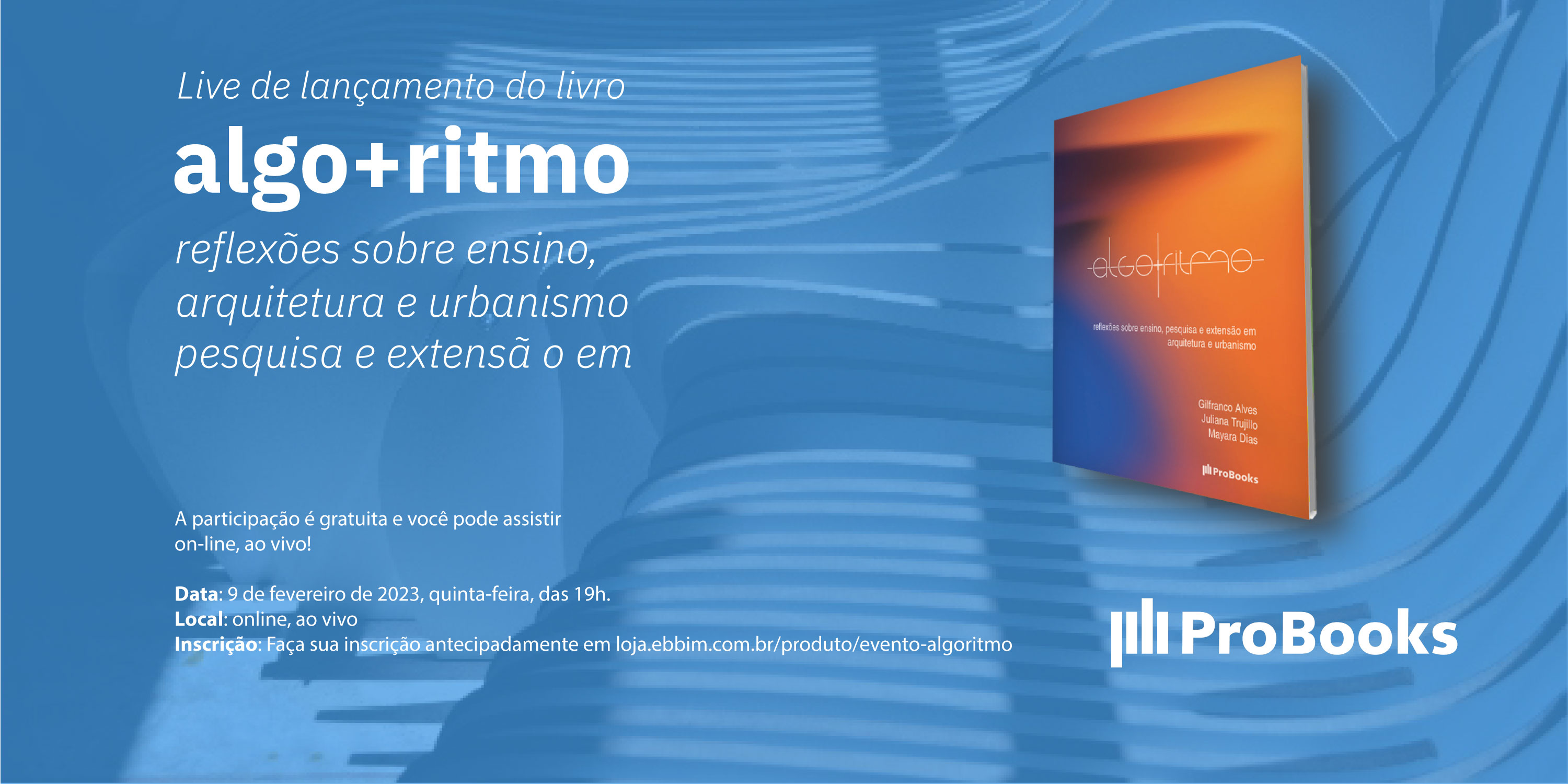 Live do Lançamento do livro Algo+Ritmo