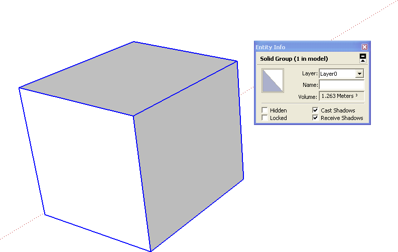 Calculando Volumes no SketchUp