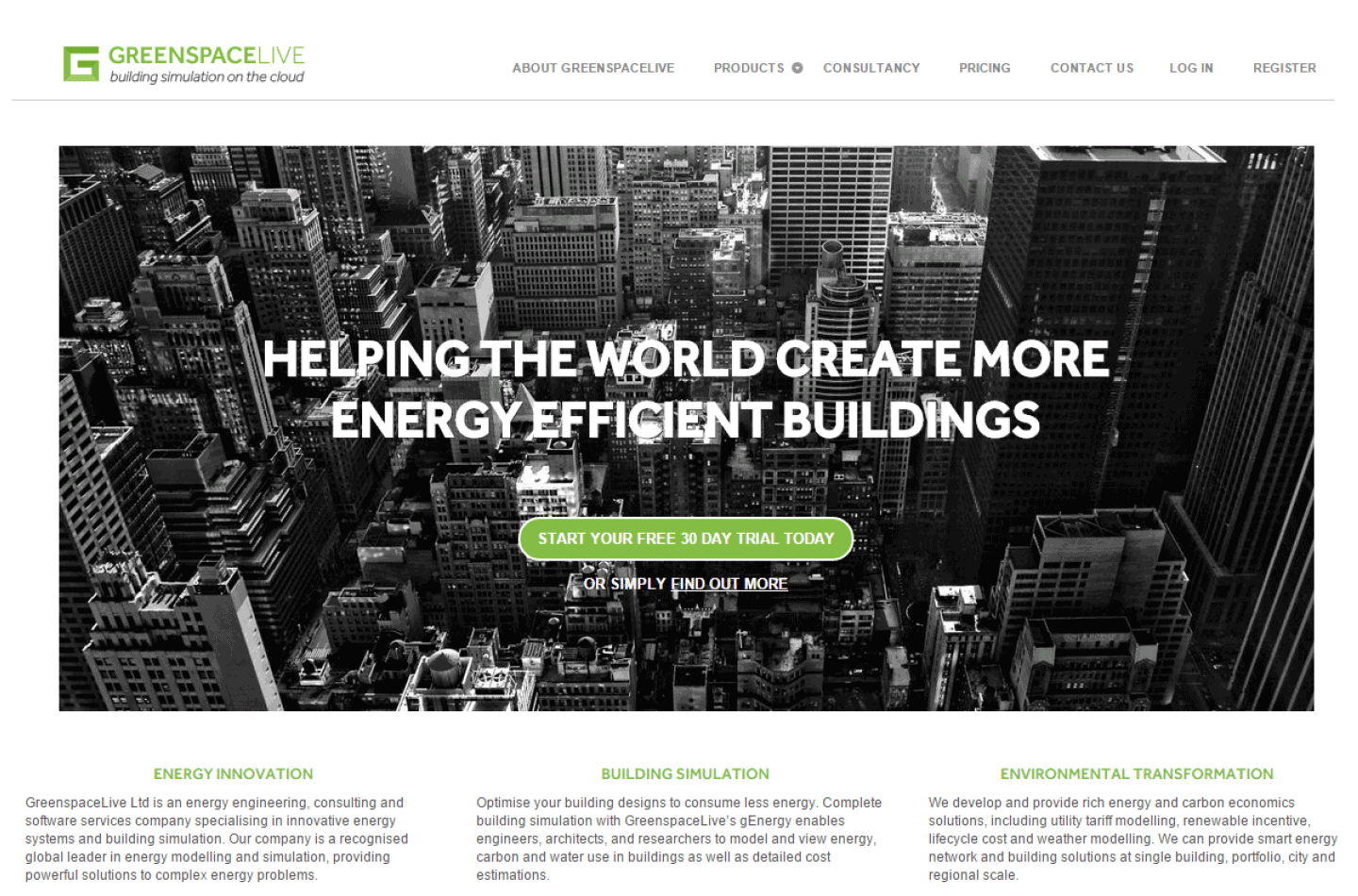gTools - Simulador na nuvem que auxilia na análise de eficiência energética